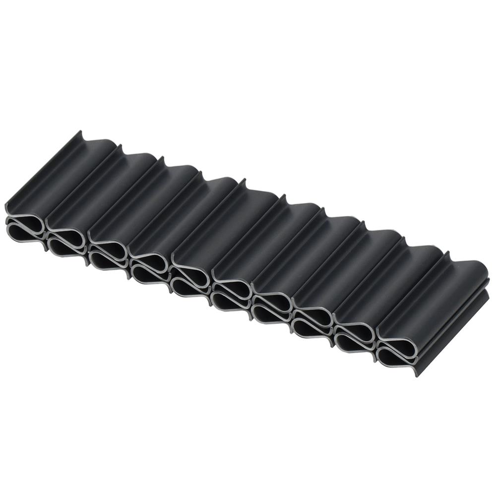 Kerti belatasgatlo keritespanel, PVC, 50 x 0,05 m, antracitszurke - Image 11