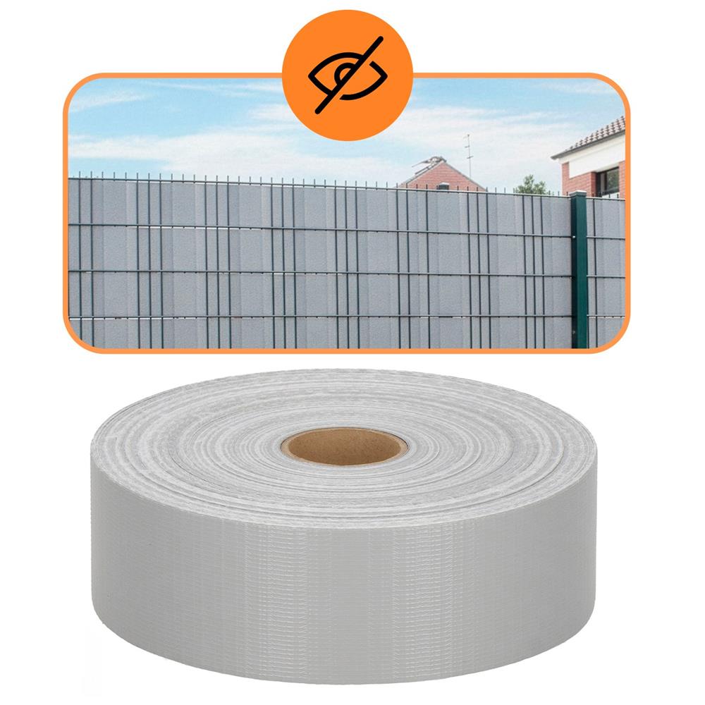 Kerti belatasgatlo keritespanel, PVC, 50 x 0,05 m, szurke - Image 11