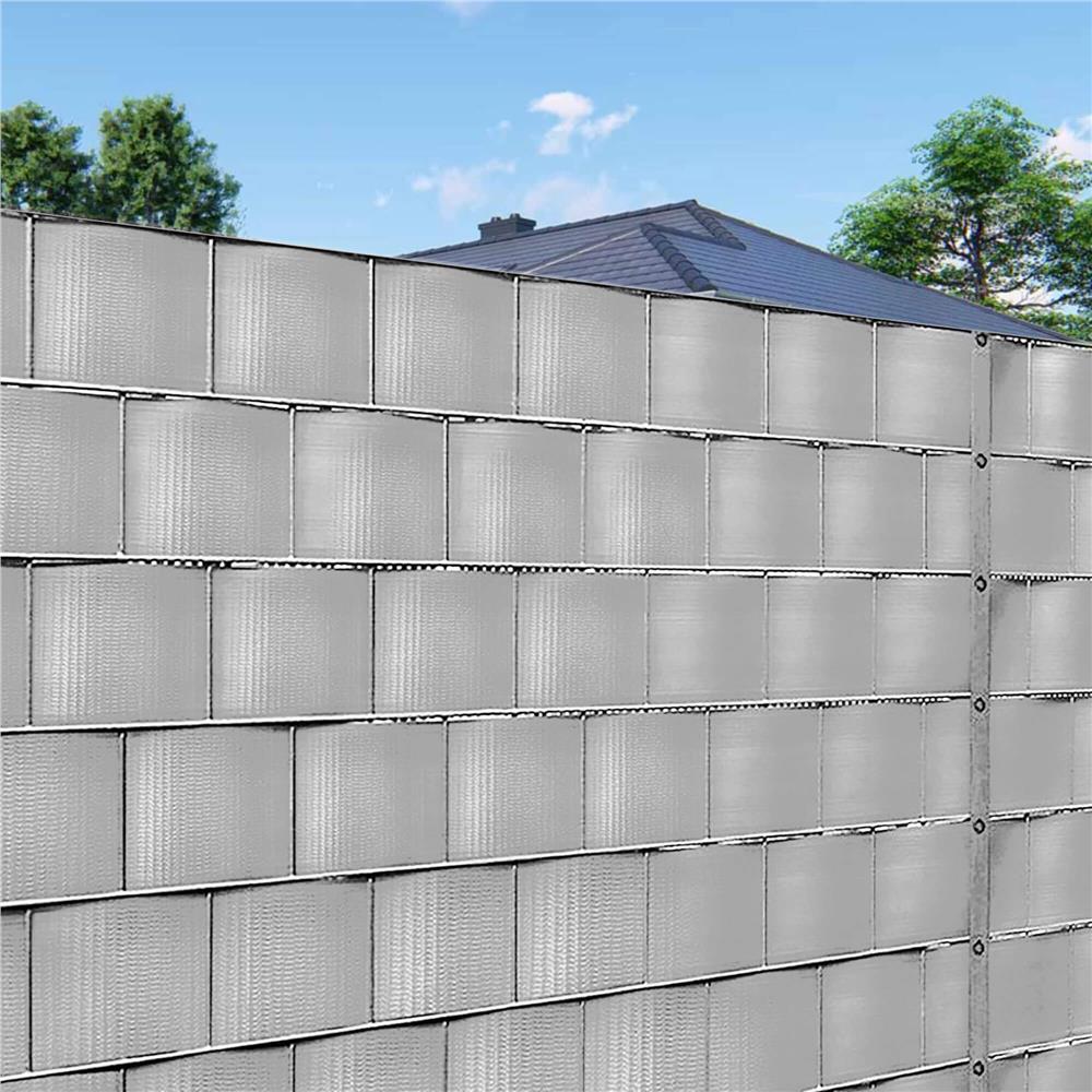 Kerti belatasgatlo keritespanel, PVC, 50 x 0,05 m, szurke