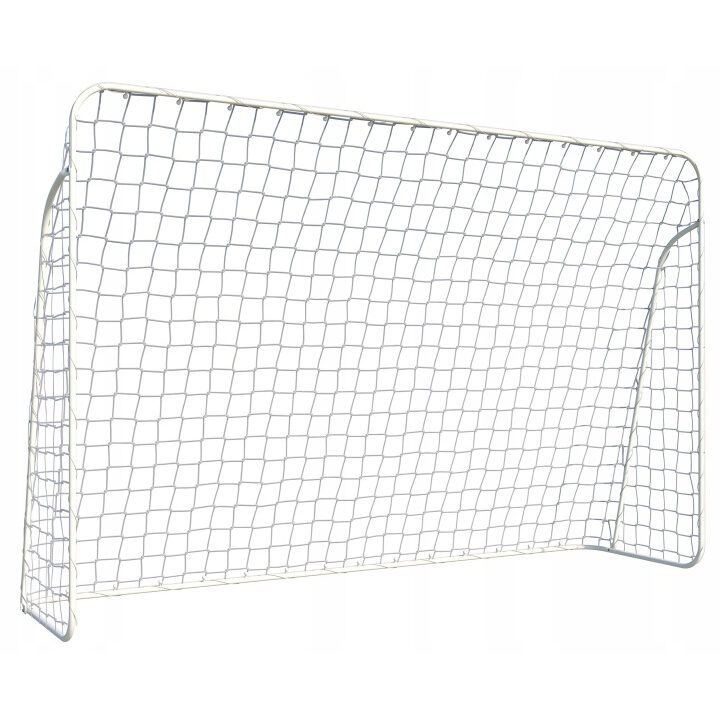 Focikapu hálóval, fém vázzal, 300x120x200 cm, rögzítőhorgonyokkal és futball-labdával