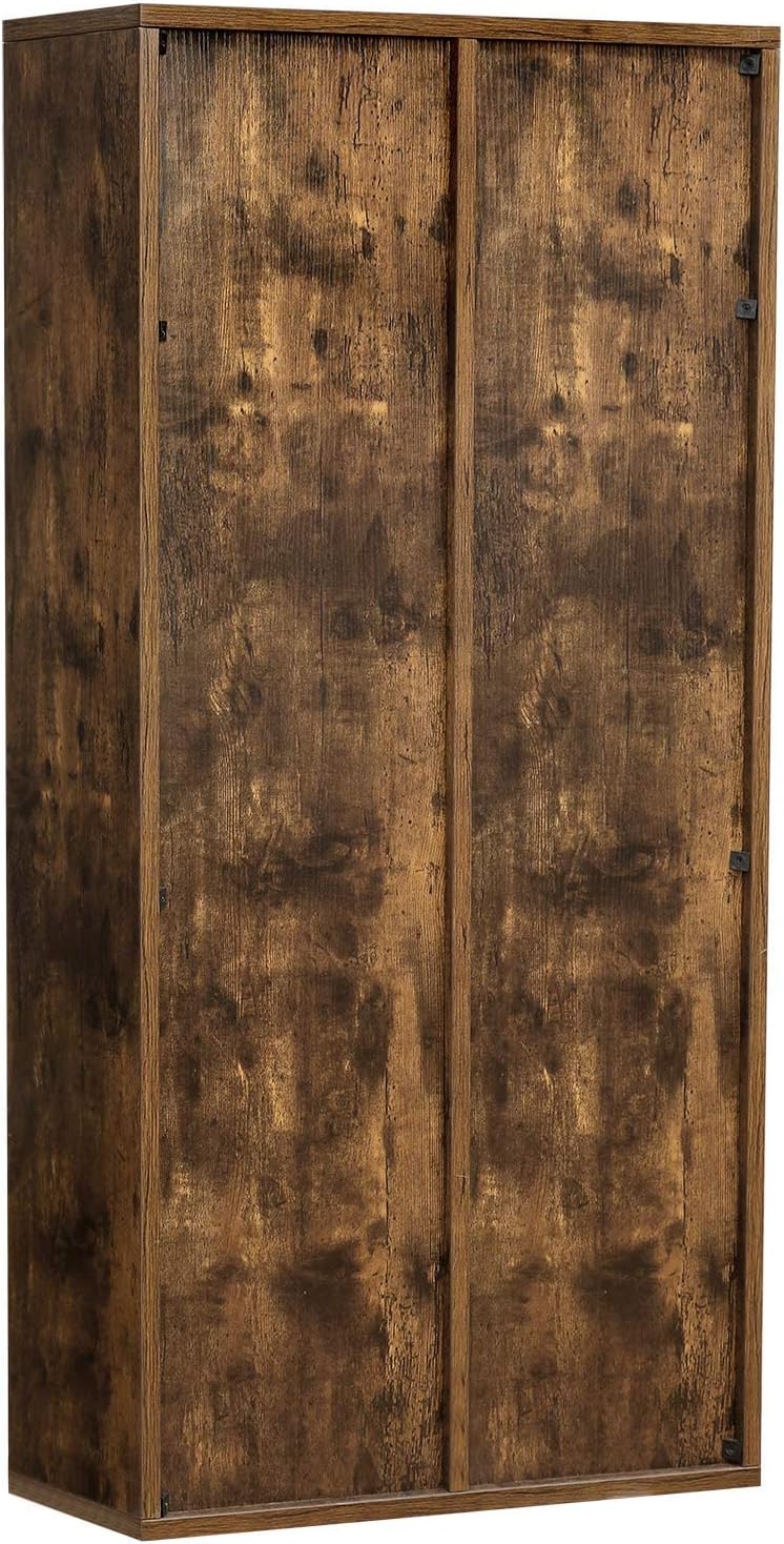 VASAGLE könyvespolc 7 nyitott rekesszel, MDF, 50x24x106 cm, rusztikus barna - Image 2