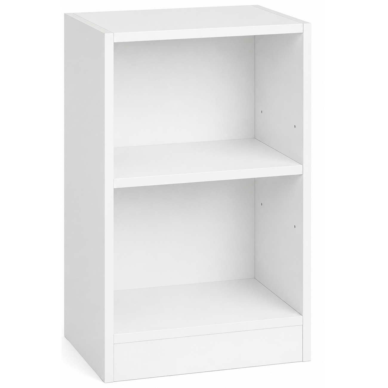 VASAGLE Éjjeliszekrény nyitott rekeszekkel és állítható polccal, minimalista stílus, MDF és forgácslap, 40x30x60 cm, fehér