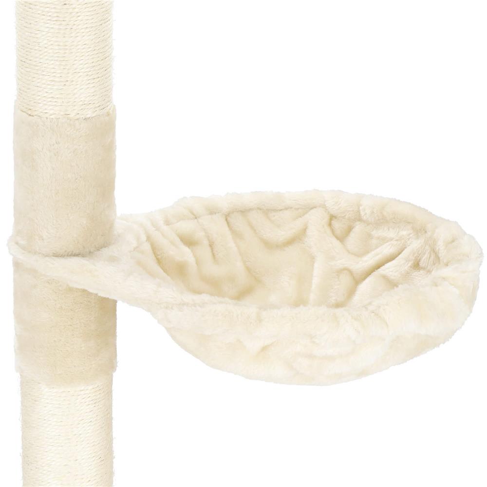 Macskabútor mennyezetig érő mászóoszloppal, állítható magasság, 240–265 cm, bézs - Image 14
