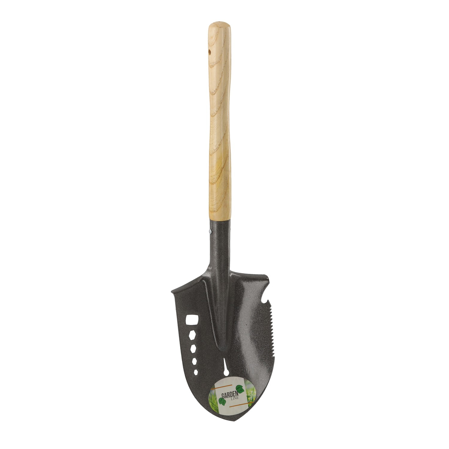 Lopata mica, multifunctionala pentru camping si drumetii, 16x60 cm, negru - Image 2