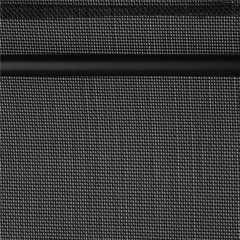 Set 2 scaune gradina, cadru metalic, textilene, maxim 120 kg, 92x53x72 cm, negru - Image 12