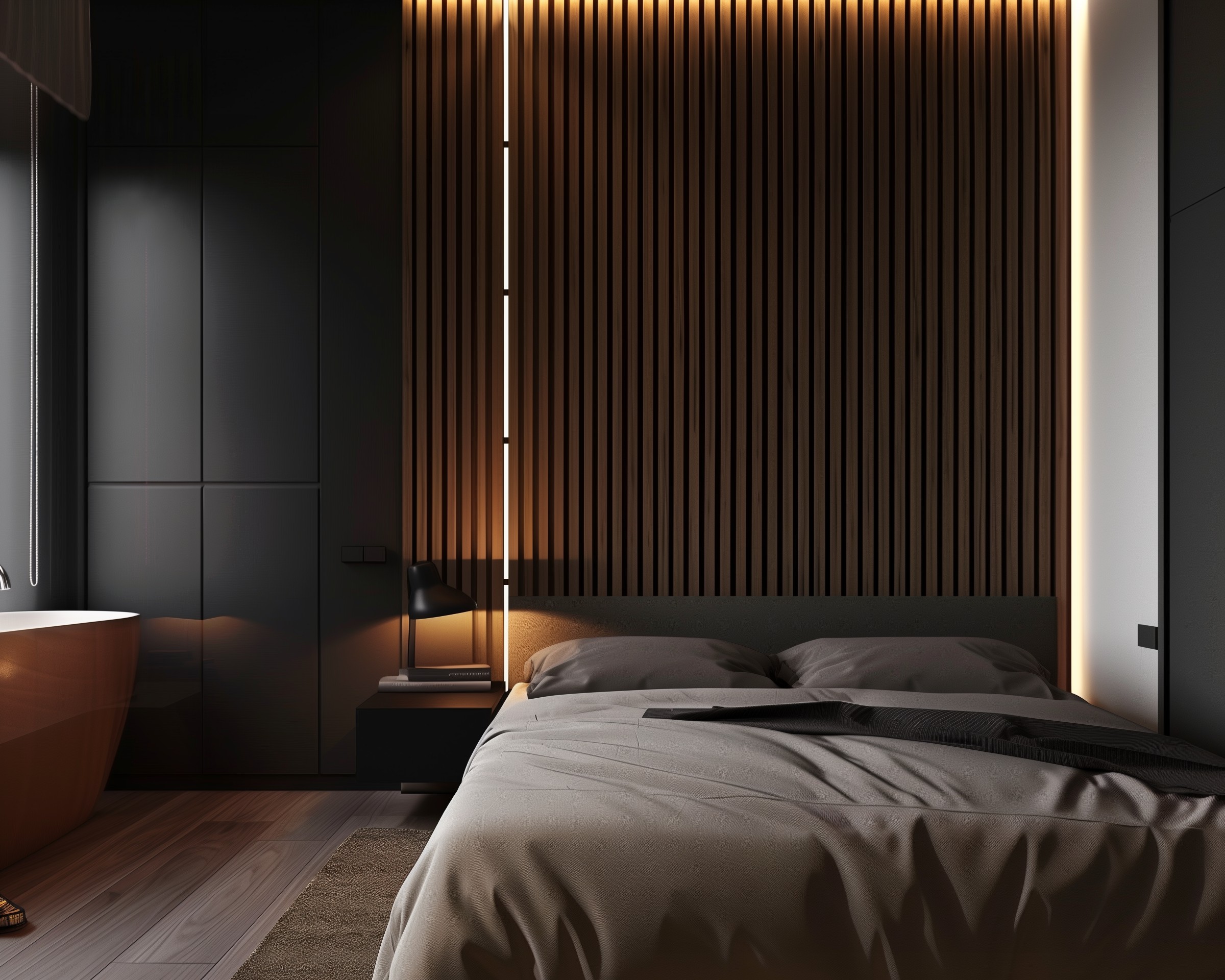 Set iluminare led pentru riflaje MDF, varianta I, 4 lampi x 0.5 metri, 520 lm, 5.6W, telecomanda - Image 4