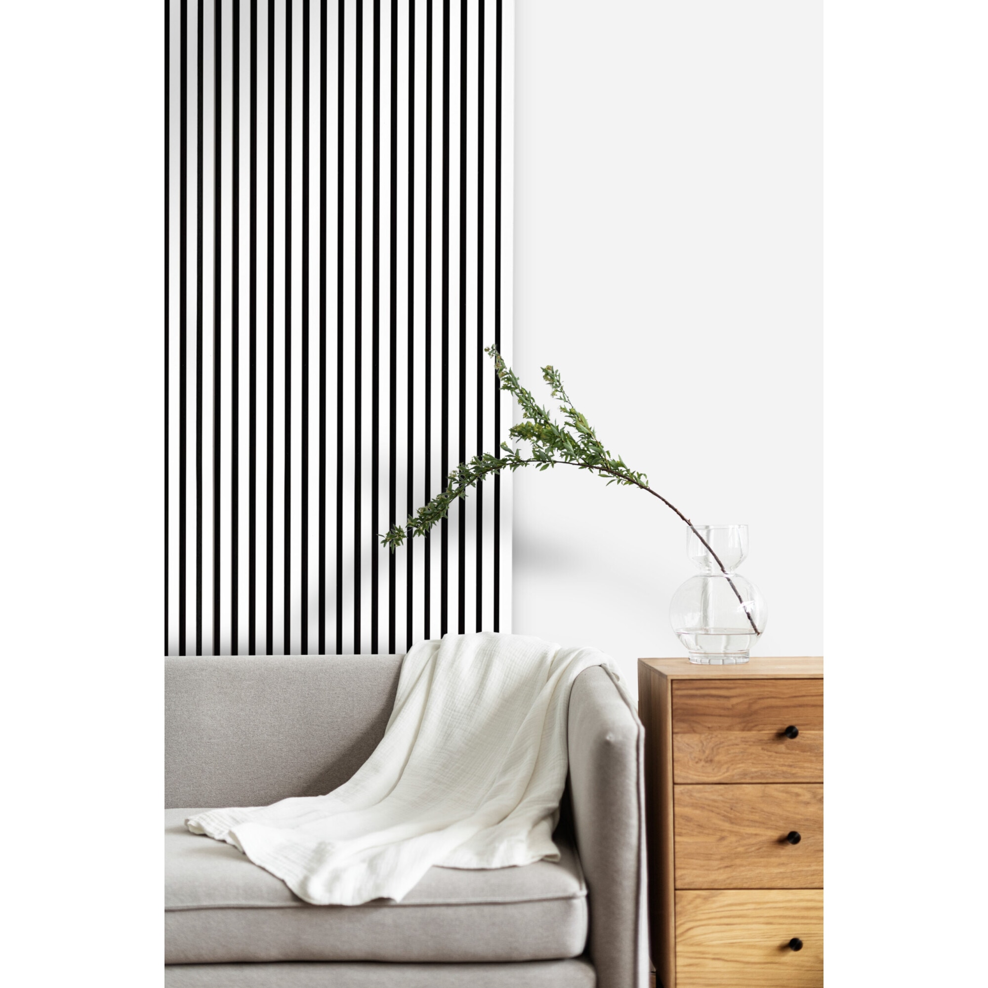 Riflaj MDF decorativ LDA PREMIUM de tip Panou Acustic, Alb Mat, 260x40 cm - Image 7