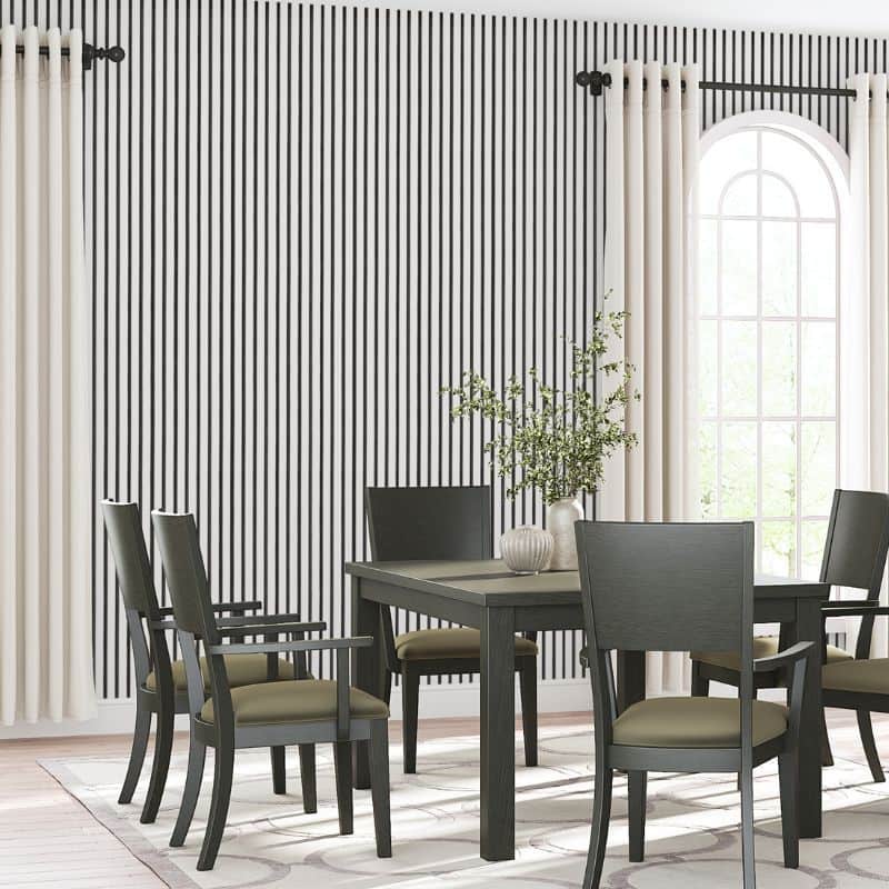 Riflaj MDF decorativ LDA PREMIUM de tip Panou Acustic, Alb Mat, 260x40 cm - Image 14