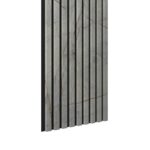 Riflaj MDF decorativ LDA PREMIUM de tip Panou Acustic, Marmura cu insertii aurii, 260x40 cm