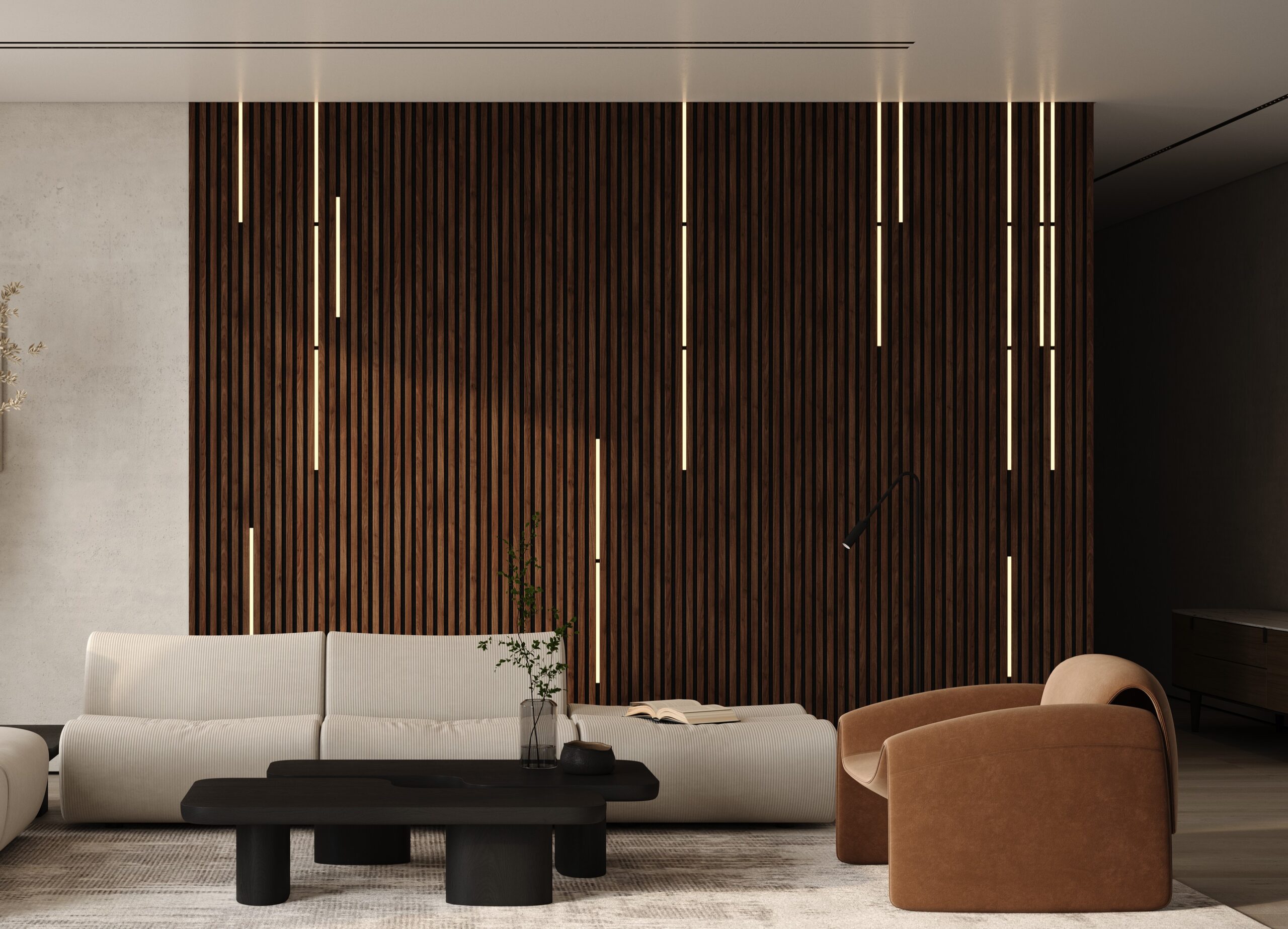 Set iluminare led pentru riflaje MDF, varianta I, 4 lampi x 0.5 metri, 520 lm, 5.6W, telecomanda - Image 7
