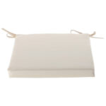 Perna scaun 40x40x5 cm, poliester impermeabil, cu fermoar si prindere, bej