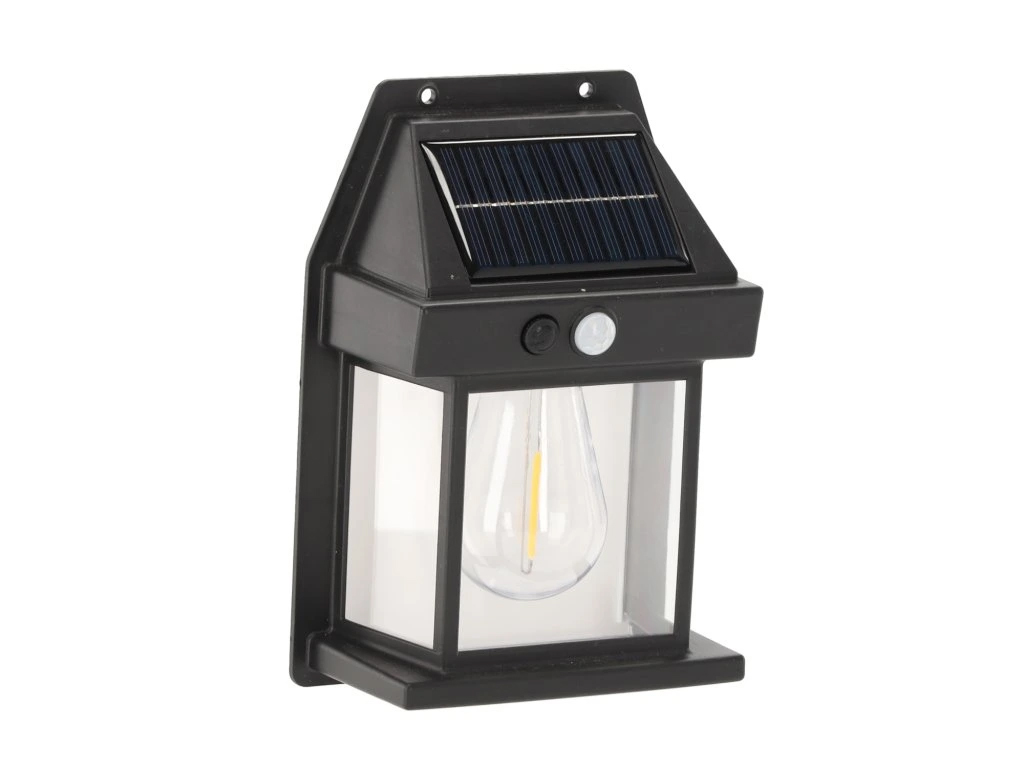 Lampa solara LED cu senzor miscare si crepuscul, 50 LED, 500 lm, 12x17x6 cm, negru - Image 4