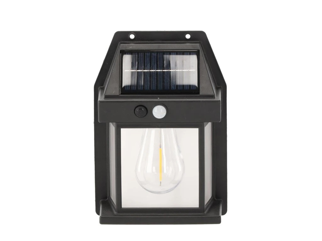 Lampa solara LED cu senzor miscare si crepuscul, 50 LED, 500 lm, 12x17x6 cm, negru - Image 5