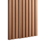 Riflaj MDF decorativ LDA PREMIUM de tip Panou Acustic, Cupru periat, 260x40 cm