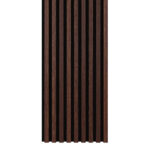 Riflaj MDF decorativ LDA PREMIUM de tip Panou Acustic, Stejar Maro inchis, 260x40 cm