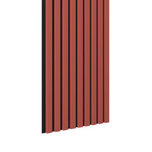 Riflaj MDF decorativ LDA PREMIUM de tip Panou Acustic, Coral, 260x40 cm